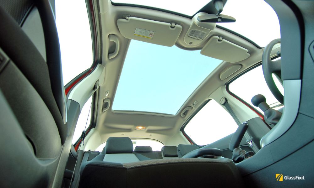 Why sunroof is used in car